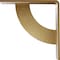 Ekena Millwork Bulwark Steel Bracket, Hammered Gold 2"W x 8"D x 8"H BKTM02X08X08BUHGO - alternate 6